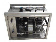 Hydraulic pressure test bench